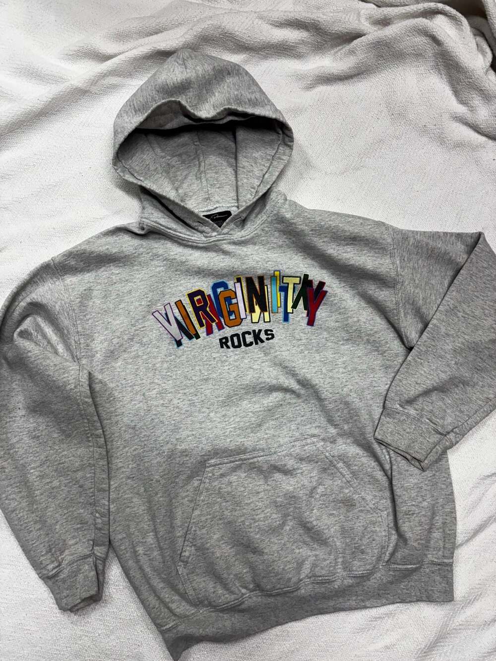Danny Duncan Virginity Rocks Hoodie Gray Size M